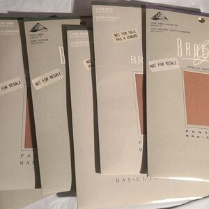 Braemar NEW OLD STOCK 6 Pairs NIP Pantyhose Nylons, Size B Neutral